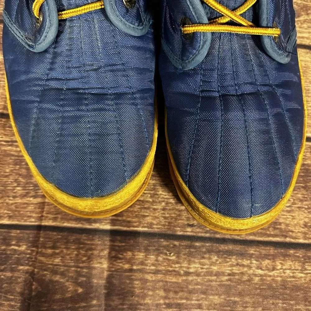 VTG KangaROOS Mens Blue Quilted Faux Fur Water Resistant Winter Boots Pocket 9